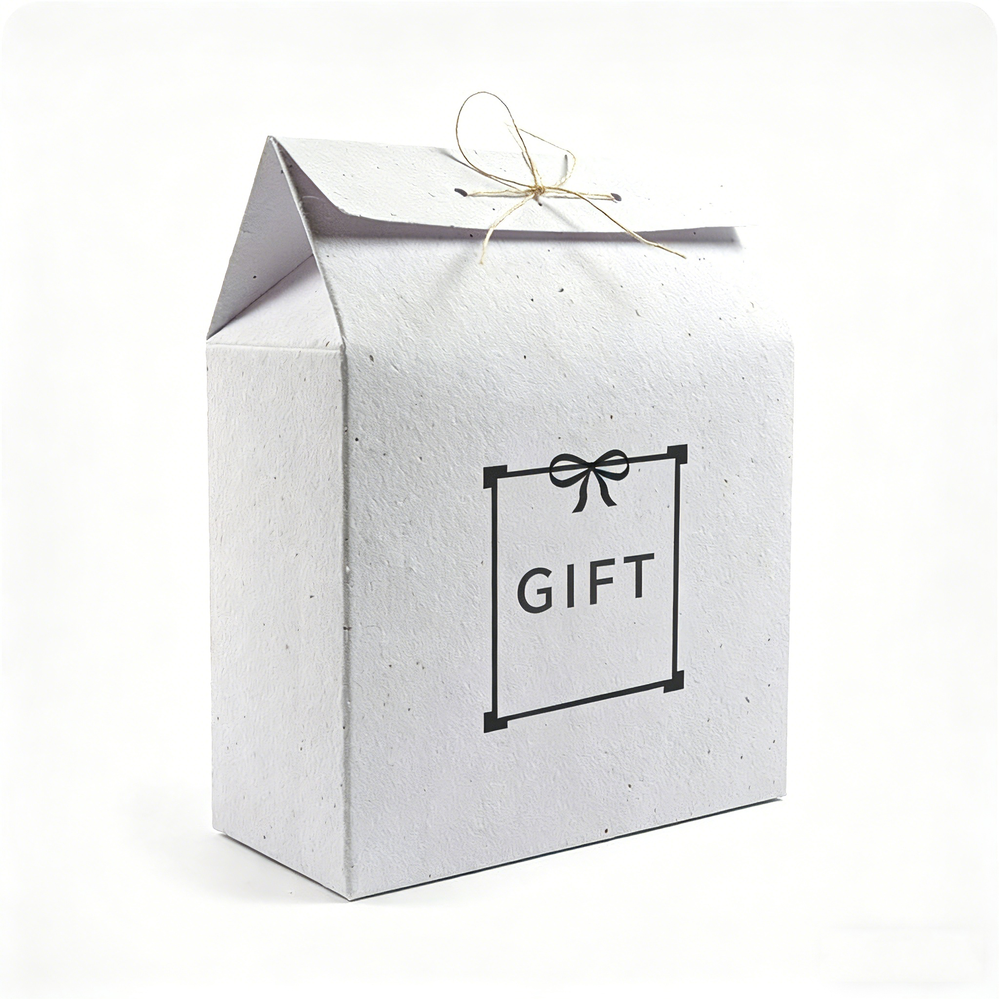 Customized Product Packaging Box Seed Paper Plantable and Germinating Skincare Paper Box