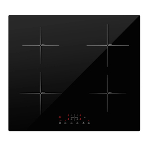 Table de cuisson à induction électrique intégrée de 59 cm, 6800 W, avec 4 zones, commande tactile, plaque vitrocéramique noire, pour appareils de cuisine - Product Image 1