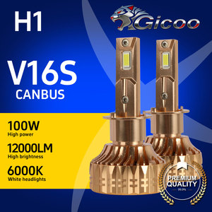 Ampoule de phare LED Gicoo V16S Power 90W 10000Lm H4 H13 9004 9007 12V, faisceau haut et bas, phare LED H7 6000k, ampoules LED H1 H11 - Product Image 1