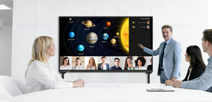 Cadre tactile IR personnalisé HISEEVIEW, écran 55, 65, 75, 86 pouces, coque métallique, PC tout-en-un interactif, tableau blanc, Smart TV - Product Image 2
