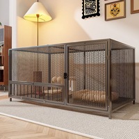 Cage à animaux de compagnie extra-large en fil de fer moderne et durable pour l'élevage de poulets, de canards, d'oies, de lapins et de pigeons - Utilisation en toutes saisons