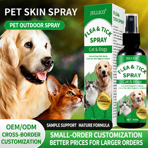 <span class=keywords><strong>Spray</strong></span> anti-puces et anti-tiques pour animaux de compagnie, pour chiens et chats, usage externe, <span class=keywords><strong>spray</strong></span> de toilettage pour les voyages, 100 ml - Product Image 1