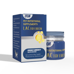 Capsules de comprimés de lactoferrine aromatisés personnalisés pour chiens chats suppléments pour le système immunitaire sain avec utilisation efficace du fer - Product Image 2