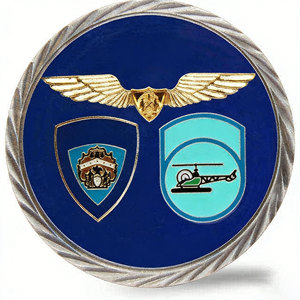 Fabricación al por mayor, mejor venta al por mayor, Material de latón, insignia de Metal personalizada, oro americano, plata, águila, esmalte suave, moneda de desafío - Product Image 1