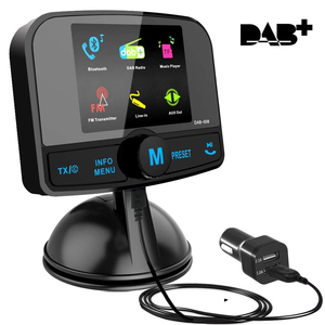 Tốt nhất người bán 2.4 inch TFT Màn hình màu RDS thoa kỹ thuật số radio Receiver trong xe thoa + Adapter - Product Image 1