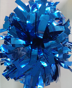 Juego de pompones holográficos brillantes personalizados para niñas, accesorios de porristas de baile para niños, escuadrones de animadoras, espectáculos de espíritu - Product Image 5