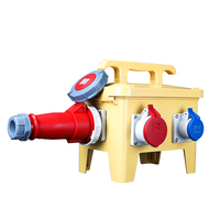 Boîte de distribution industrielle en plastique pour extérieur, étanche à la poussière et à l'eau IP65, 8 prises, 220V/400V 50/60Hz IEC 060439-1, JX-3 WNZJ