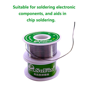 <strong>Sofix</strong> 50g 0.8MM Solder Wire 60/40% FLUX Tin Lead Wire 180 Degree Melt Rosin Core Soldering Wire Roll for Phone PCB Welding Tool - Product Image 2