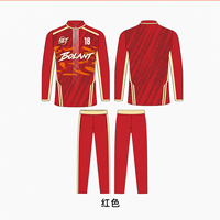 Ensemble de survêtement d'entraînement de football personnalisé pour hommes, maillot à demi-zip et pantalon, sublimation, vêtements de sport de football, fournisseur en gros OEM ODM