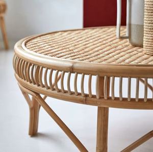 Table en rotin élégante pour l'intérieur et l'extérieur, vente en gros de meubles faits à la main, matériaux écologiques naturels, durables, en provenance du Vietnam - Product Image 3