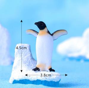 Figura de resina en miniatura de copo de nieve para jardín, figura de juguete en 3D de perro de mar - Product Image 6