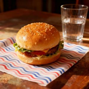 Papier ciré de qualité alimentaire, résistant à la graisse, pour hamburger, sandwich, boulette de riz, emballage de poulet - Product Image 4