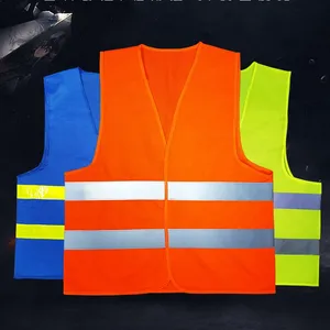 Hi-Viz Good Price Security Uniform Reflector Tape Safety Reflective Vest Safety Jacket For Road Safety Workplace