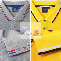 T-shirt de travail en soie et coton respirant, vêtements de travail pour exposition, vêtements d'usine, tenue de travail à revers