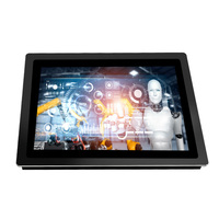 10.4 12.1 13.3 15.6 15 17 19 21.5Inch I3 I5 I7 Aanpassen 1000Nits Rs485 Rs232 Touchscreen Pc Alles In Een Industriële Paneel Pc