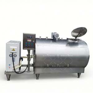 Réservoir de Stockage de Lait Automatique Ace 1000L, Réservoir de Refroidissement pour Lait et Jus, Réservoir de Stockage pour la Transformation Laitière - Product Image 1