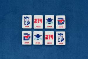 SMU ®   Universidad Southern Methodist ®   Fichas de Mahjong |   PRE-ORDEN - Product Image 1