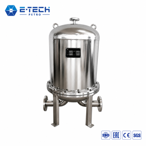Filtre industriel multi-cœurs <span class=keywords><strong>de</strong></span> type panier en acier inoxydable SS316L anti-corrosion pour la filtration des milieux acides et alcalins - Product Image 1