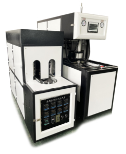 2 kavite 10 litre yarı otomatik plastik Pet ekstrüzyon enjeksiyon streç şişe şişirme üfleme kalıplama makinesi şişe - Product Image 1