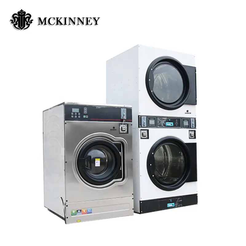 Mckinney เครื่องซักผ้าหยอดเหรียญอเนกประสงค์