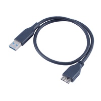Kabel Data USB 3.0 Male ke Micro B untuk Komputer Hard Drive Eksternal