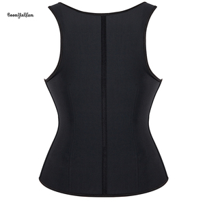 <span class=keywords><strong>Corset</strong></span> de maintien de la taille pour femmes en latex, brûleur de graisse du ventre, sous-poitrine, avec armatures en acier, body shaper avec bretelles - Product Image 6