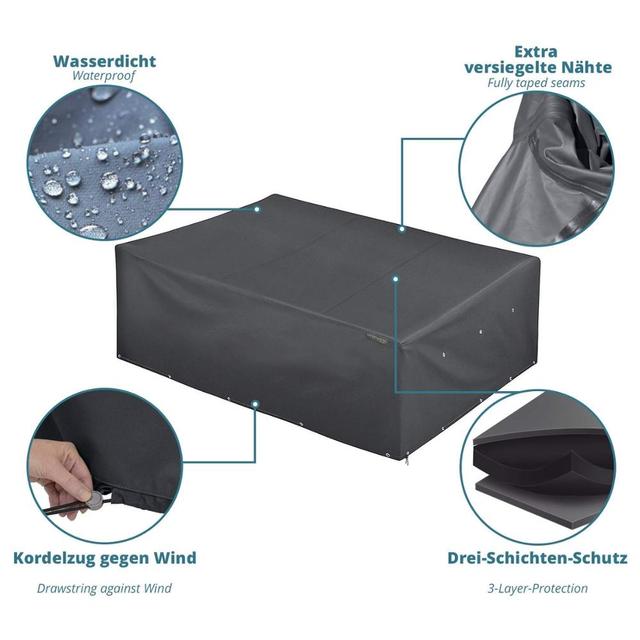 Custom Made 600D Oxford Waterproof Outdoor Patio Furniture Covers