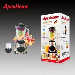 ApexHome Electric Multi Function Blender 800W 1.5L Stainless Steel 6 Blades Knob Control Smoothie Maker Kitchen Appliance - Product Image 1