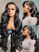 2025 Double Drawn brut cheveux vietnamiens lâche vague de corps perruque cuticule aligné fournisseur réputé acheter en vrac sans colle dentelle frontale perruque