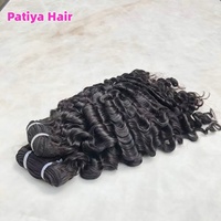 Venta al por mayor de cabello rizado birmano crudo de doble estirado, cabello rizado birmano crudo vietnamita, cabello humano rizado crudo birmano proveedor de Vietnam