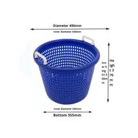 Panier de manutention et de stockage pour légumes et fruits, en PE épaissi, pour melons, avec poignée de transport et support de ceinture, modèle Jiangsu Changzhou RUSHU Taille 0.15