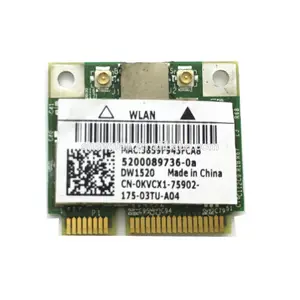 Wireless Adapter Card for DELL DW1520 Wireless AGN Half MINI PCI-E Broadcom BCM943224HMS WIFI Card BCM43224 bcm943224