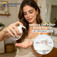 Bouteille pompe sphérique 200 ml avec logo personnalisé, finition dorée électrolytique pour emballage de lotion, savon pour les mains, shampoing, fabrication en usine