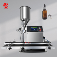 Bouteille semi-automatique Durable Production de masse Distributeur de parfum d'huile essentielle Machine de remplissage Liquide 1-100ml