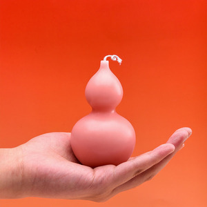 Bougie parfumée en forme de <span class=keywords><strong>calebasse</strong></span> chinoise, bougie décorative <span class=keywords><strong>artisanale</strong></span> pour cadeau - Product Image 3