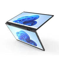 Nouveau Intel N95 double écran 360 ° Yoga ordinateur portable 2*14 pouces tactile IPS Windows 11 Pro Mini PC 2 en 1 ordinateur portable WiFi tablette PC 2 en 1