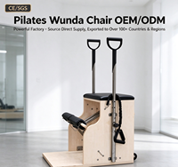 Kursi Pilates Wunda Kayu Maple Solid yang Stabil, Mudah Dirakit, Harga Pabrik MJD Fitness, Dapat Disesuaikan, untuk Rumah & Studio Yoga