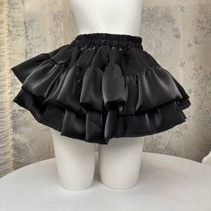 Nueva Falda Corta Casual con Cintura Elástica <span class=keywords><strong>para</strong></span> <span class=keywords><strong>Mujer</strong></span>, Falda de Verano Elegante Blanca con Volantes, Falda de Princesa a la Moda <span class=keywords><strong>para</strong></span> <span class=keywords><strong>Mujer</strong></span> 2026 - Product Image 4