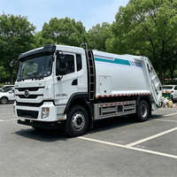 Camion à ordures compacteur électrique pur 4x2 à transmission automatique et chargement arrière, châssis BYD, véhicule compacteur de déchets à énergie nouvelle