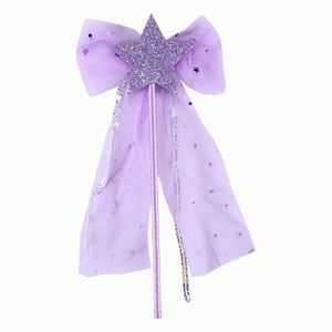 Varita de estrella con purpurina para niñas, varita mágica de princesa para fiesta, accesorios de Cosplay de princesa - Product Image 6
