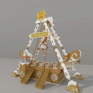 เครื่องเล่นเรือโจรสลัดแบบแกว่ง 40 ที่นั่ง สำหรับสวนสนุกกลางแจ้ง ได้รับการรับรองมาตรฐาน CE - Product Image 2