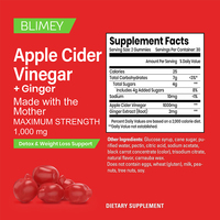 Gummies de Vinaigre de Cidre de Pomme Marque Blanche OEM Halal Vitamines Keto ACV avec la Mère 1000mg