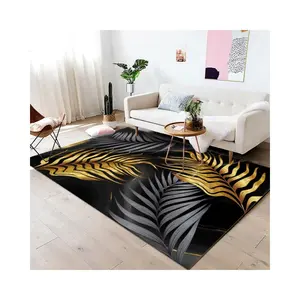 2024 tapis imprimés par transfert de chaleur en polyester moderne écologique pour tapis persan de salon