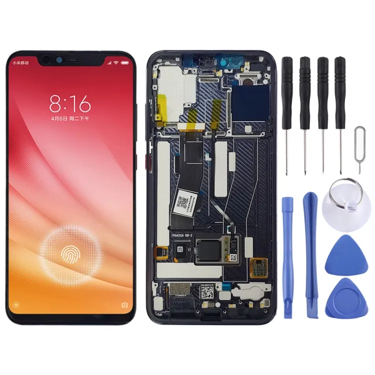 Fast Delivery Original LCD Screen for Xiaomi Mi 8 Explorer / Mi 8 Pro Digitizer Full Assembly with Frame