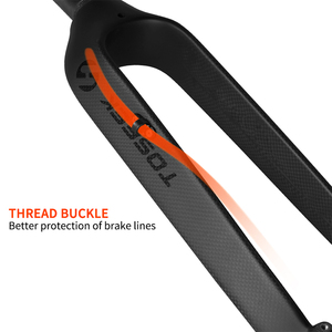 Toseek MTB cứng nhắc xe đạp ngã ba 27.5 29er đĩa phanh phía trước ngã ba các nhà sản xuất Carbon phía trước ngã ba cho xe đạp leo núi - Product Image 4