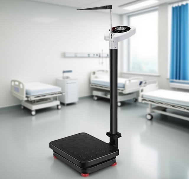 LCD Display Medical/Personal Body Fat Scale with Height and Weight Measurement Easy-to-use OEM/ODM Customizable