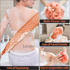 Gant de <span class=keywords><strong>Douche</strong></span> Exfoliant Personnalisé avec Logo, Éponge de Bain en Maille, Kit d'Outils de Bain pour le Corps (Femmes, Hommes, Enfants) - Product Image 4