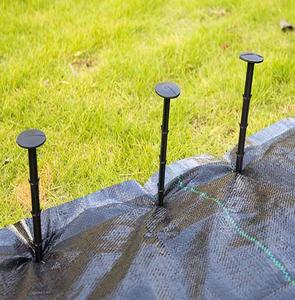 Tapete de mantillo antimalezas negro y blanco, barrera de tela de paisaje no tejida, corte personalizado para jardín, casa, plástico agrícola - Product Image 3