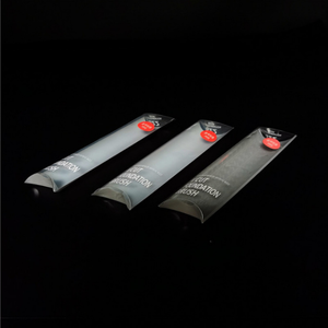 Transparent box for hair extension PET PVC hair bundles display plastic box weave wig extension clear box