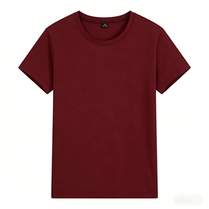 Camiseta Formal Lisa de Cuello Redondo para Hombre, 100% Poliéster, Manga Corta, Logotipo Personalizado, Peso de Tela 180g, Estilo Urbano de Verano - Product Image 4